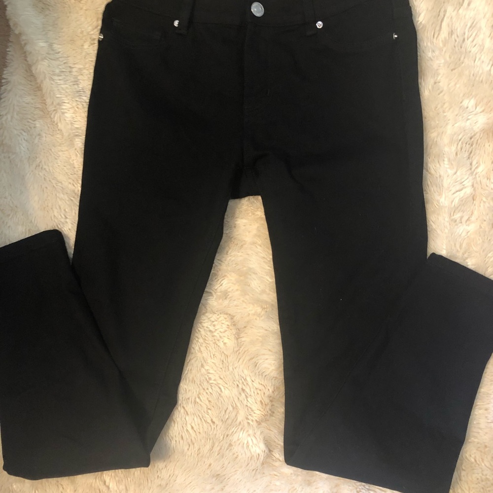 Forever 21 plus black skinny jeans, 12R, NWOT - Picture 3 of 8